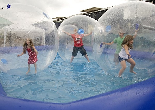 Water balls at Studley Grange near Swindon