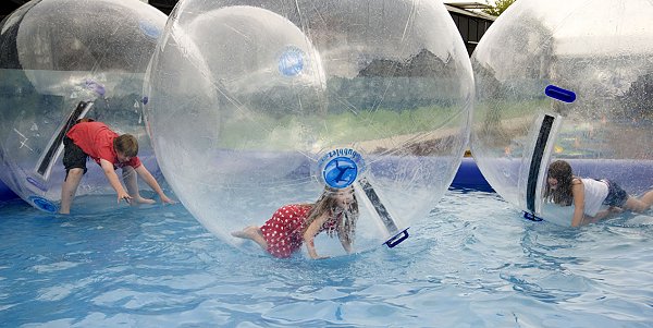 Water balls at Studley Grange near Swindon